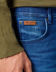 Wrangler Slim-fit Jeans Texas Orange/Blau/Hellblau/Dunkelblau