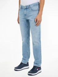 Tommy Jeans Regular-fit Jeans RYAN RGLR STRGHT mit Logoprägung Hellblau/Blau