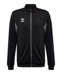 hummel Sweatjacke AUTHENTIC PL Trainingsjacke Schwarz/Dunkelgrau
