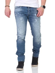 Diesel Slim-fit-Jeans Tepphar 084QS Blau/Hellblau