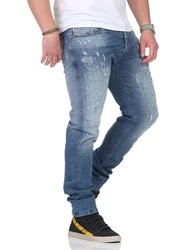Diesel Slim-fit-Jeans Tepphar 084QS Blau/Hellblau