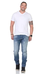 Diesel Slim-fit-Jeans Tepphar 084QS Blau/Hellblau