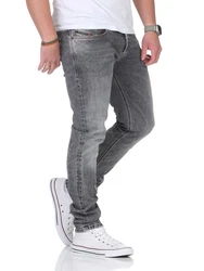 Diesel Skinny-fit Jeans Sleenker-X 009FW Herren Hellgrau/Grau/Dunkelgrau