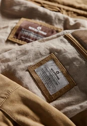 Milestone Lederjacke MSAdelio Blouson Khaki/Beige/Braun/Grau