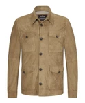 Milestone Lederjacke MSAdelio Blouson Khaki/Beige/Braun/Grau