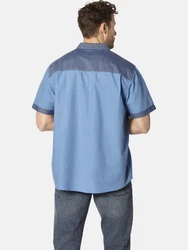 Babista Kurzarmhemd PIOLASTI blau/hellblau