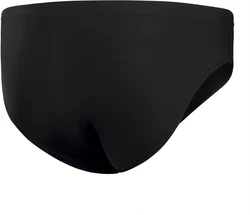 Speedo Badehose Medley Logo 7cm Brief SCHWARZ/GRAU