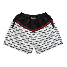 Badeshorts Brachial Badehose Groove schwarz/wei M