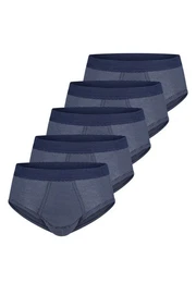 ESGE - Die Wsche-Macher Slip 5er Pack - Feinripp Ringel (Spar-Set, 5-St) Slip / Unterhose - Baumwolle - Mit Eingriff -