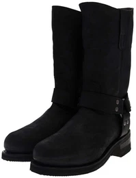 12397 Negro Engineerboot Thinsulate Isolierung Schwarz Bikerboots