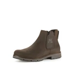 Pius Gabor Chelseaboots Schlupfstiefel Modischer Schnitt Dunkelbraun/Braun/Grau