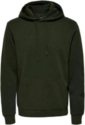 ONLY & SONS Sweatshirt ONSCERES HOODIE SWEAT Dunkelgrün/Grün