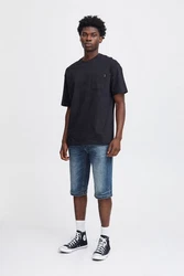 Blend 5-Pocket Jeans Twister Capri Shorts (20713328) Schwarz/Blau/Grün
