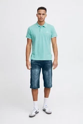 Blend 5-Pocket Jeans Twister Capri Shorts (20713328) Grün/Türkis/Blau/Dunkelblau