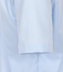 CASAMODA Businesshemd Kurzarm Hellblau/Blau