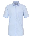 CASAMODA Businesshemd Kurzarm Hellblau/Blau