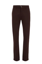 WE Fashion Chinohose Braun/Bordeaux/Dunkelrot/Dunkelbraun