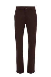 WE Fashion Chinohose Braun/Bordeaux/Dunkelrot/Dunkelbraun