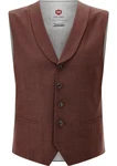 CG Club of Gents Anzugweste CG Paddy Braun/Rot/Dunkelrot/Lila/Bordeaux