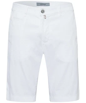 Pierre Cardin Stoffhose Lyon Bermuda Creme/Weiß/Grau