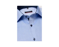 Eterna Unterhemd uni regular fit Hellblau/Dunkelblau/Blau