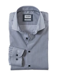 OLYMP Businesshemd Level Five body fit Italienische Knopfleiste Dunkelblau/Hellblau/Grau/Blau/Pastell