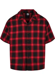 Langarmhemd Herren Loose Checked Resort Shirt (1-tlg)