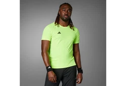 adidas Performance Laufshirt ADIZERO E TEE Neonfarben/Gelb/Grün