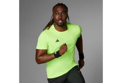 adidas Performance Laufshirt ADIZERO E TEE Neonfarben/Gelb/Grün