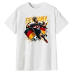 Banco T-Shirt Herren Fußball EM Deutschland Sport Trikot Grau/Schwarz/Dunkelblau/Weiß/Gelb