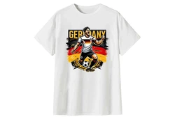 Banco T-Shirt Herren Fußball EM Deutschland Sport Trikot Dunkelblau/Grau/Silber/Creme