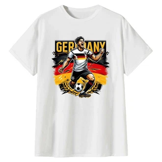 Banco T-Shirt Herren Fußball EM Deutschland Sport Trikot Dunkelblau/Grau/Silber/Creme Banco T-Shirt Herren Fußball EM Deutschland Sport Trikot Dunkelblau/Grau/Silber/Creme