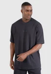 Smilodox T-Shirt Oskar Dunkelgrau/Schwarz/Dunkelblau/Grau/Hellgrau