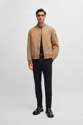 BOSS Steppjacke H-Comber (1-St) Braun/Khaki/Beige