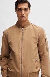 BOSS Steppjacke H-Comber (1-St) Braun/Khaki/Beige