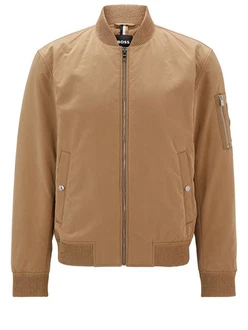 BOSS Steppjacke H-Comber (1-St) Braun/Khaki/Beige