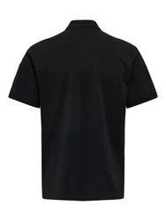 ONLY & SONS Poloshirt Polokragen Hemd 7636 Schwarz (7636)
