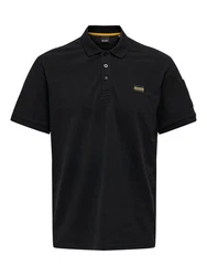 ONLY & SONS Poloshirt Polokragen Hemd 7636 Schwarz (7636)