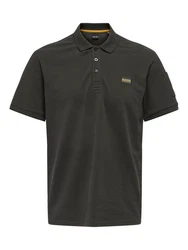 ONLY & SONS Poloshirt Polokragen Hemd 7636 Dunkelgrün (7636)