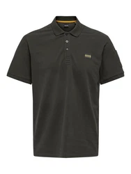 ONLY & SONS Poloshirt Polokragen Hemd 7636 Dunkelgrün (7636)