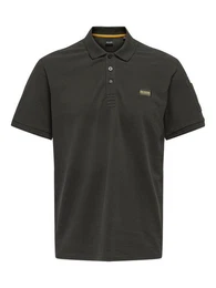 Poloshirt Poloshirt Kurzarm Polokragen Baumwolle Hemd 7636 in Dunkelgrn