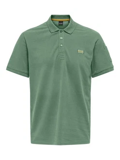 ONLY & SONS Poloshirt Polokragen Hemd 7636 Grün (7636) ONLY & SONS Poloshirt Polokragen Hemd 7636 Grün (7636)