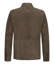 Milestone Lederjacke MSAdelio Blouson Khaki/Dunkelgrün/Braun/Grau