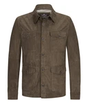 Milestone Lederjacke MSAdelio Blouson Khaki/Dunkelgrün/Braun/Grau