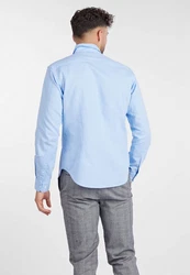 Lawrence Grey Leinenhemd Grau