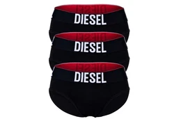 Diesel Herren Slips 3er Pack UMBR-ANDRETHREEPACK Schwarz