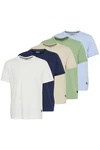 Blend T-Shirt BLEND BHTee Khaki/Hellblau/Dunkelblau/Weiß/Blau