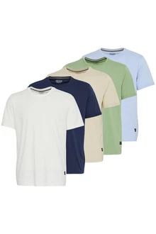 Blend T-Shirt BLEND BHTee Khaki/Hellblau/Dunkelblau/Weiß/Blau Blend T-Shirt BLEND BHTee Khaki/Hellblau/Dunkelblau/Weiß/Blau