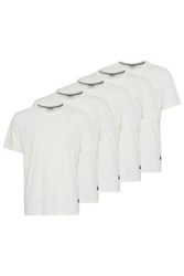 Blend T-Shirt BLEND BHTee Weiß/Grau/Creme/Khaki