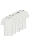 Blend T-Shirt BLEND BHTee Weiß/Grau/Creme/Khaki